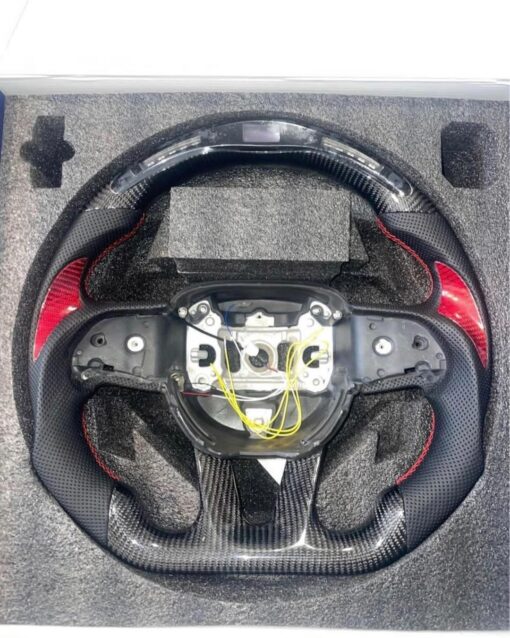 Dodge Carbon Fiber LED Steering Wheel