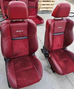 2015 dodge challenger red suede seats for sale